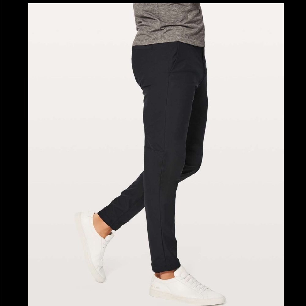 LuLuLemon Navy Commission Slim Fit Pants Sz 32